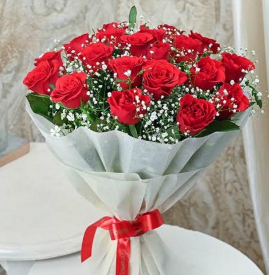 Exotic Red Roses Bouquet
